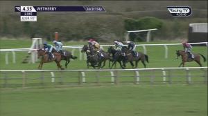 Video preview image for WETHERBY 16:35 - Weatherbys Cheltenham Festival Betting Guide Handicap Hurdle (3)