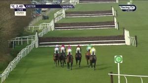 Video preview image for Exeter 14:40 - Harry Moore Isuzu Truck Handicap Chase (4)