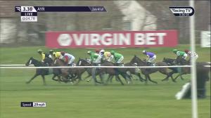 Video preview image for Ayr 15:30 - Weatherbys Digital Solutions Handicap Chase (Qualifier) (4)