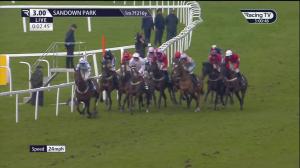 Video preview image for Sandown Park 15:00 - British Stallion Studs EBF Mares' Standard Open National Hunt Flat (Listed) (1)