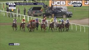 Video preview image for Cheltenham 16:10 - St. James’s Place Festival Challenge Cup Open Hunters' Chase (2)
