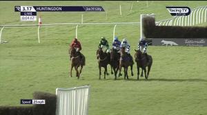 Video preview image for Huntingdon 15:17 - Daily Football Offers At rhino.bet Novices' Handicap Chase (4)