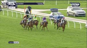 Video preview image for WETHERBY 15:45 - Bella Coulson's 50th Birthday Novices' Limited Handicap Chase (3)