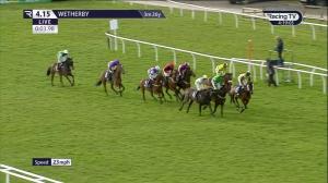 Video preview image for WETHERBY 16:15 - racingtv.com Handicap Hurdle (5)