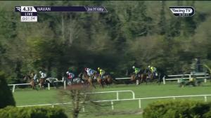 Video preview image for Navan 16:33 - Irish Stallion Farms EBF Novice Handicap Chase Final (Listed)