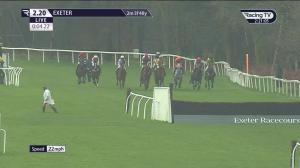 Video preview image for Exeter 14:20 - Hall Down Hill Novices' Handicap Chase (5)