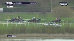 Video preview image for Huntingdon 16:35 - Visit racingtv.com Handicap Hurdle (4)