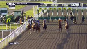 Video preview image for KEMPTON PARK 17:30 - Unibet Zero% mission/EBF Novice Stakes (4)