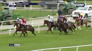 Video preview image for Market Rasen 15:19 - Peter Plan Flying Saturday 6th July!  Maiden Hurdle (4)