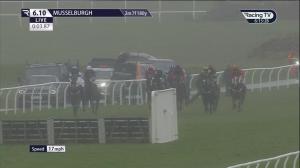 Video preview image for Musselburgh 18:10 - Go North Brindisi Breeze Hurdle Series Final (Handicap Hurdle) (2)