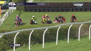 Video preview image for Carlisle 14:47 - Mark Nield Wealth Management Go North One Man Series Final Handicap Chase (2)