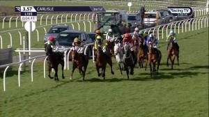 Video preview image for Carlisle 15:57 - Mark Nield Wealth Management Go North Red Rum Series Final Handicap Chase (2)