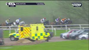 Video preview image for Wincanton 16:38 - Hold Your Event At Wincanton Racecourse Handicap Hurdle (5)
