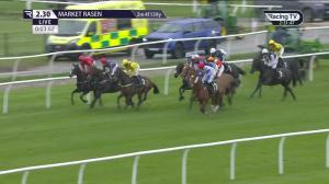 Video preview image for Market Rasen 14:30 - 'Rasen Rocks' Featuring Ella Henderson Handicap Hurdle (5)