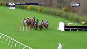 Video preview image for Down Royal 15:40 - Choose Fibrus Broadband Handicap Hurdle