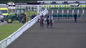 Video preview image for KEMPTON PARK 19:00 - Try Unibet's New Acca Boosts Handicap (Qualifier) (4)