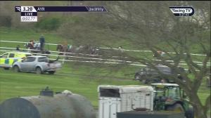 Video preview image for Ayr 15:20 - Coral "We're Here For It" Handicap Hurdle (2)