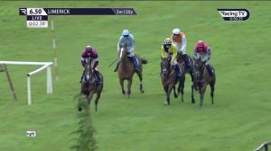Video preview image for Limerick 18:50 - Hugh McMahon Memorial Novice Chase (Grade 3)