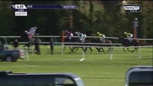 Video preview image for Ayr 16:45 - Tennent's Novices' Hurdle (3)