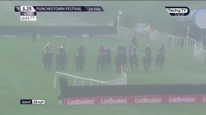 Video preview image for Punchestown 17:25 - Event Power Champion Hunters Chase