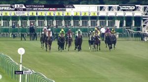 Video preview image for NOTTINGHAM 14:20 - Abba Tribute Evening Racing 6th July Novice Stakes (5)