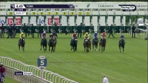 Video preview image for York 16:45 - Frank Whittle Partnership ebfstallions.com Novice Stakes (2)
