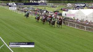 Video preview image for CARTMEL 16:00 - Cartmel Sticky Toffee Pudding Maiden Hurdle (4)