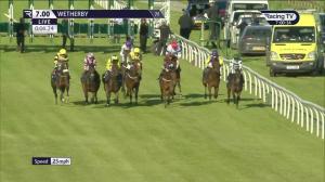 Video preview image for Wetherby 19:00 - It's Ladies Night On 11th June Fillies' Handicap (5)
