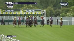 Video preview image for Thirsk 15:08 - Follow @vickersracing On X Handicap (5) (Div 1)