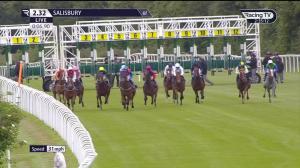Video preview image for Salisbury 14:32 - Danny McNab Bookmakers British EBF Restricted Novice Stakes (Qualifier) (4) (Div 2)