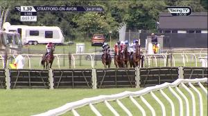 Video preview image for Stratford-on-Avon 13:30 - Racing To School Conditional Jockeys' Handicap Hurdle (5)