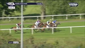 Video preview image for Hamilton Park 16:50 - #cleanstay At Hampton By Hilton Bothwell Castle Fillies' Handicap (5)
