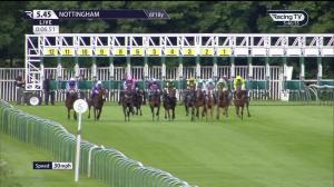 Video preview image for NOTTINGHAM 17:45 - Advertise Your Business At Nottingham Racecourse EBF Maiden Fillies' Stakes (5)
