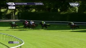 Video preview image for Haydock Park 18:05 - Long Shot Refreshment Banker Restricted Maiden Stakes (5)