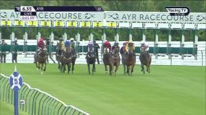 Video preview image for Ayr 18:55 - 3B Crane Hire 10th Anniversary Handicap (5) (Div 1)