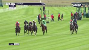 Video preview image for Curragh 14:15 - Jebel Ali Racecourse & Stables Dash Stakes (Belgrave) (Listed)