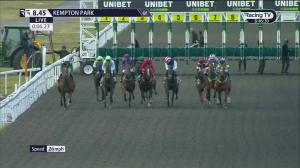 Video preview image for KEMPTON PARK 20:45 - Unibet More Extra Place Races Handicap (Qualifier) (5)