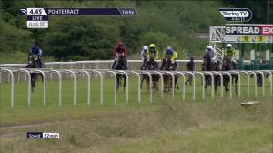 Video preview image for Pontefract 16:45 - Charles Stewart & Co Steve Evans Memorial Handicap (5)