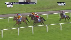Video preview image for Leicester 13:25 - Thanks For Everything Keiron Bridge Novices' Hurdle (GBB Race)