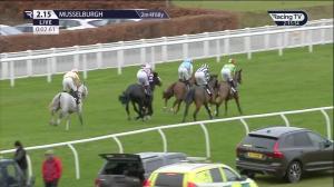 Video preview image for Musselburgh 14:15 - Virgin Bet Novices' Handicap Chase (GBB Race)