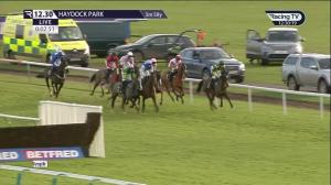 Video preview image for Haydock Park 12:30 - Betfred Nifty 50 Conditional Jockeys' Handicap Hurdle