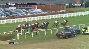 Video preview image for Musselburgh 15:00 - Every Race Live On Racing TV Handicap Hurdle