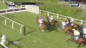 Video preview image for Cartmel 18:10 - Yarwoods Selling Handicap Hurdle