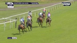 Video preview image for Stratford-on-Avon 14:40 - Try RacingTV For Free Now Novices' Hurdle (GBB Race)