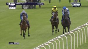 Video preview image for Pontefract 14:40 - Anna Woolley Memorial Handicap