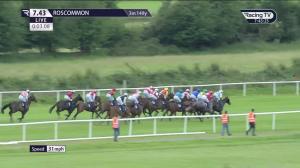 Video preview image for Roscommon 19:43 - Roscommon Herald Handicap Hurdle (0-100)