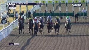 Video preview image for Kempton Park 19:20 - Unibet More Extra Place Races Handicap (Gbbplus Race)
