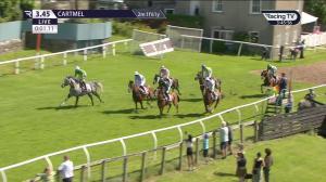 Video preview image for Cartmel 15:45 - Weatherbys Hamilton Novices' Limited Handicap Chase (GBB Race)